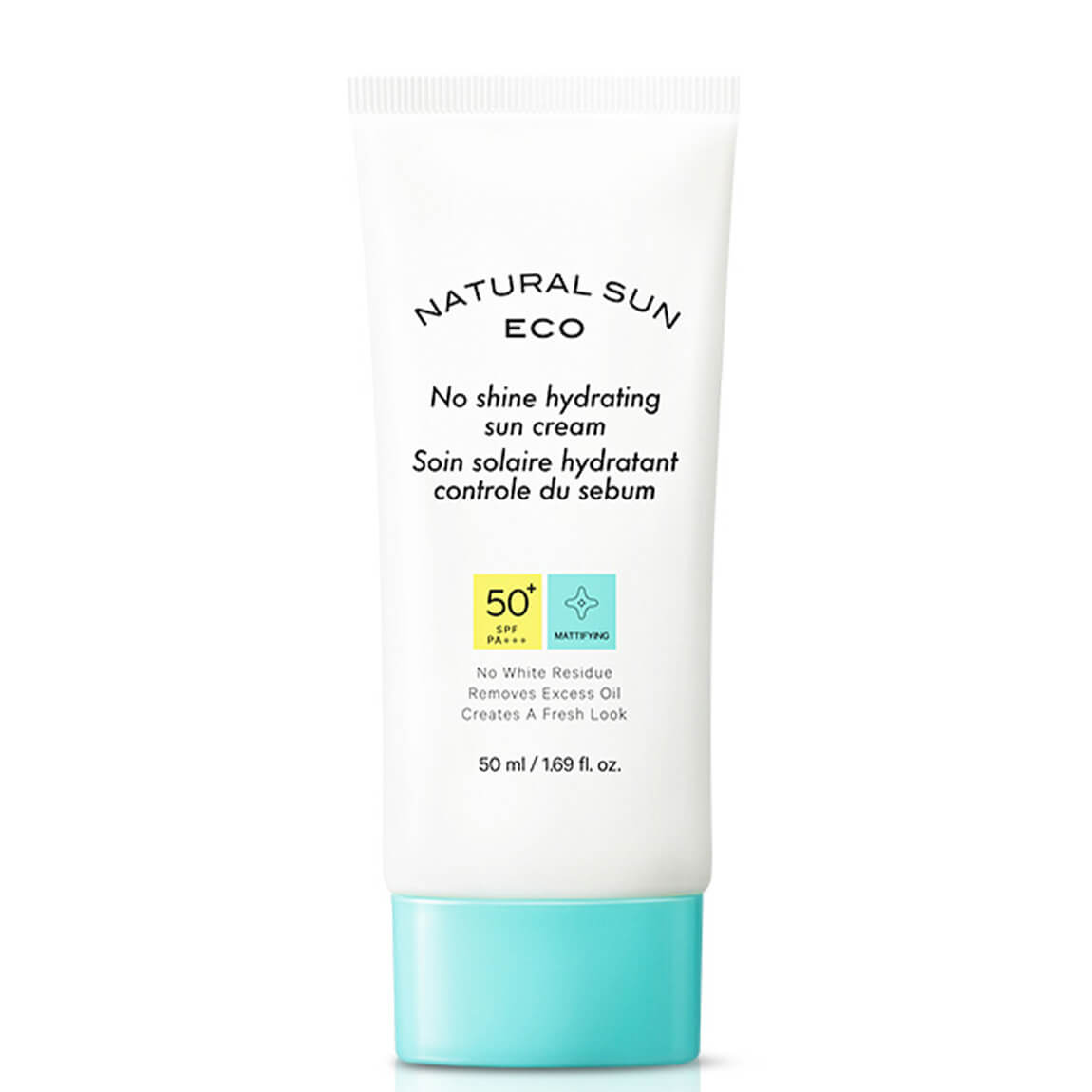 The Face Shop Natural Eco No Shine Hydrating Sun Cream SPF50+ 50ml ...