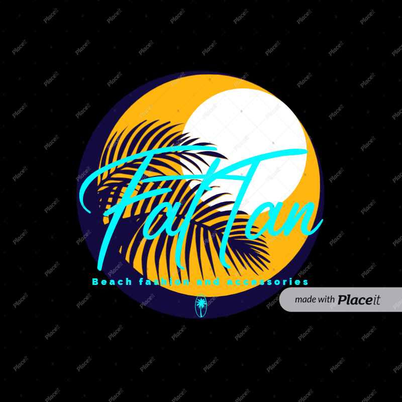 Fat & Tan - Neon Rose Logo