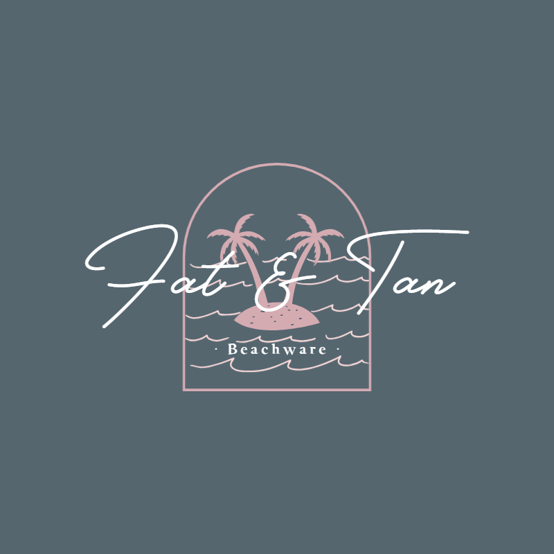 Fat & Tan - Beachware Logo v2