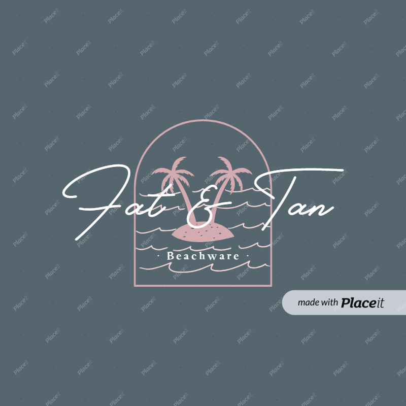 Fat & Tan - Beachware Logo (Paint)