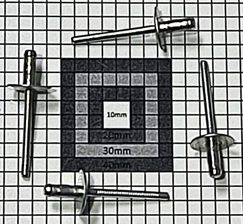 4.8 X 9 WITH 1.5-3.5 GRIP BLIND RIVET 4.8 X 9 WITH 1.5-3.5 GRIP BLIND RIVET