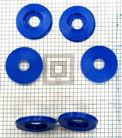 47 X 14 STOPPER POLYURE DURO 80 BLUE 47 X 14 STOPPER POLYURE DURO 80 BLUE
