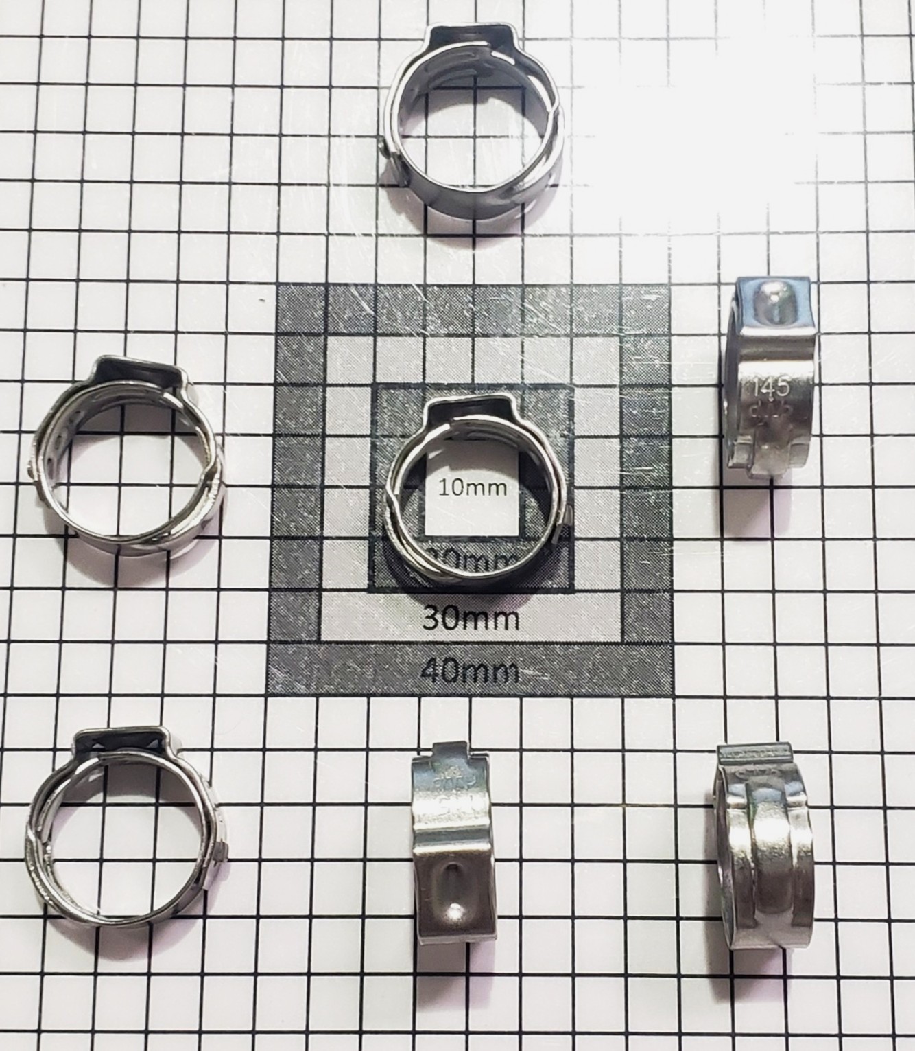 14.5-706 STEPLESS EAR CLAMP S/S 14.5-706 STEPLESS EAR CLAMP S/S
