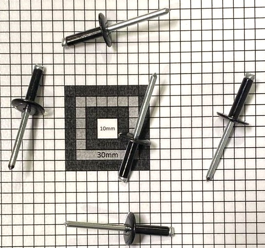 4.78 X 18 RIVET BLACK ZINC 4.78 X 18 RIVET BLACK ZINC
