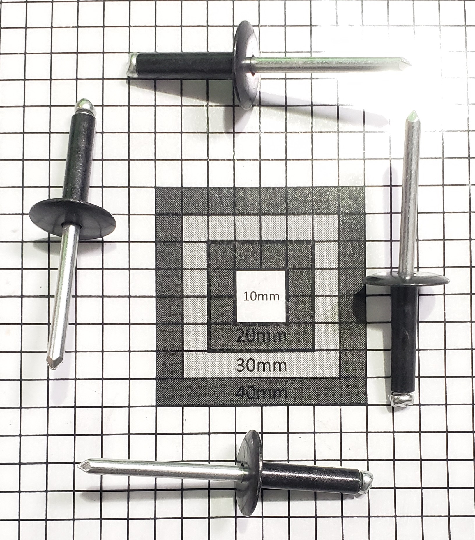4.78 X 20 RIVET BLACK ZINC 4.78 X 20 RIVET BLACK ZINC