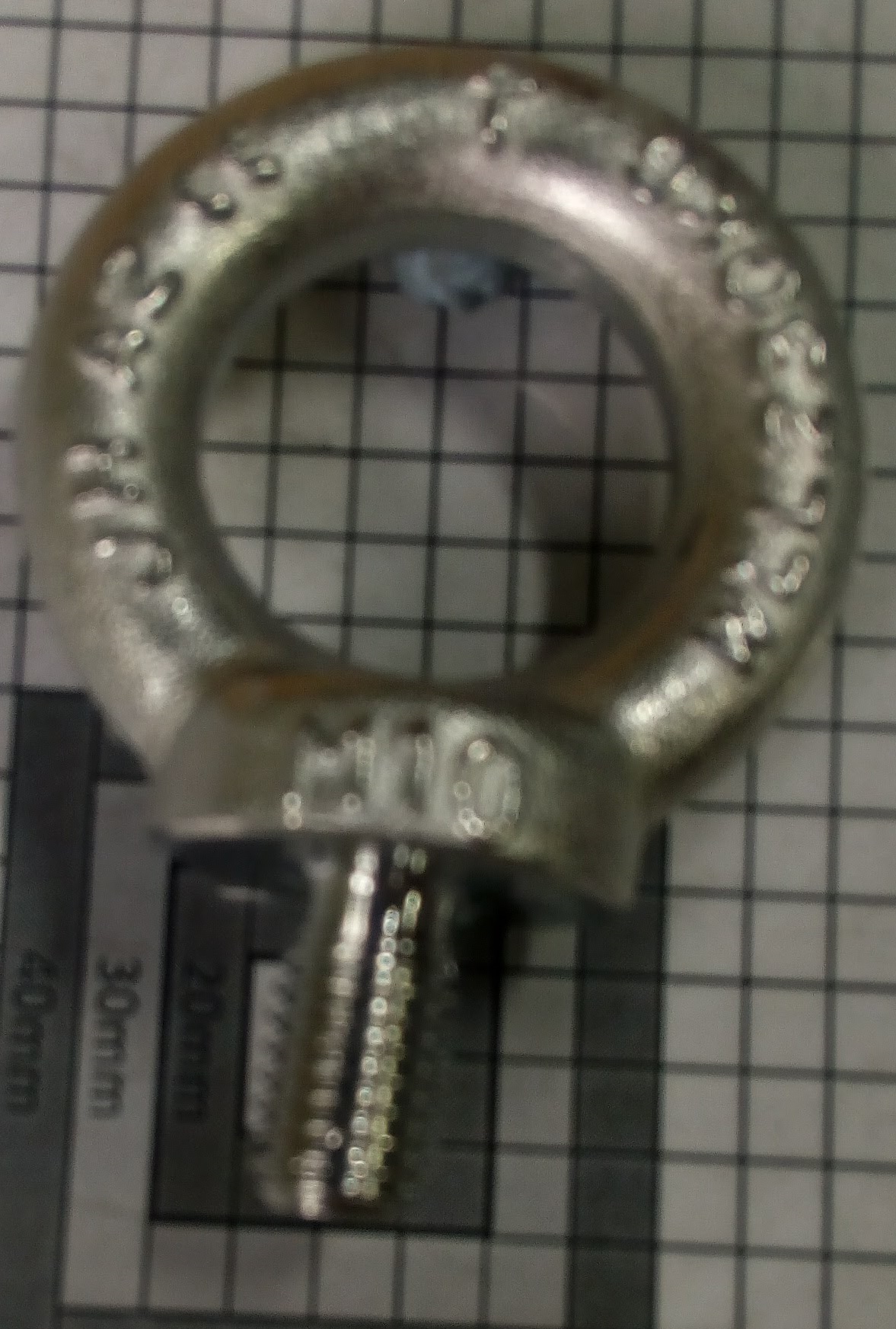 M10-1.5 LIFTING EYEBOLT DIN 580 S/S M10-1.5 LIFTING EYEBOLT DIN 580 S/S