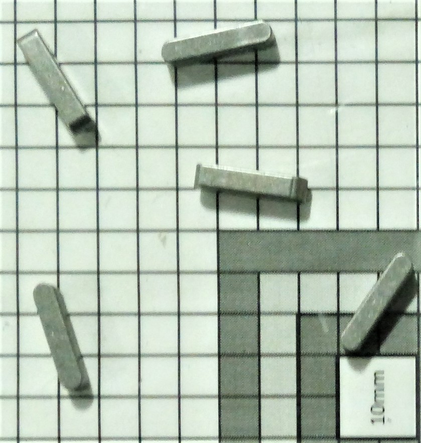 3 X 3 X 14MM ROUNDED MACHINE KEY PLAIN 3 X 3 X 14MM ROUNDED MACHINE KEY PLAIN