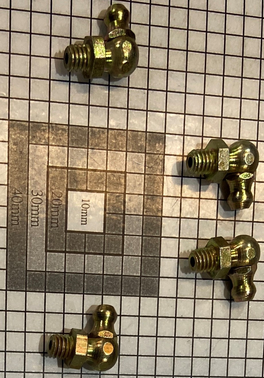M6-1.0 90 DEG HYDRAULIC GREASE FTNG Z&Y M6-1.0 90 DEG HYDRAULIC GREASE FTNG Z&Y