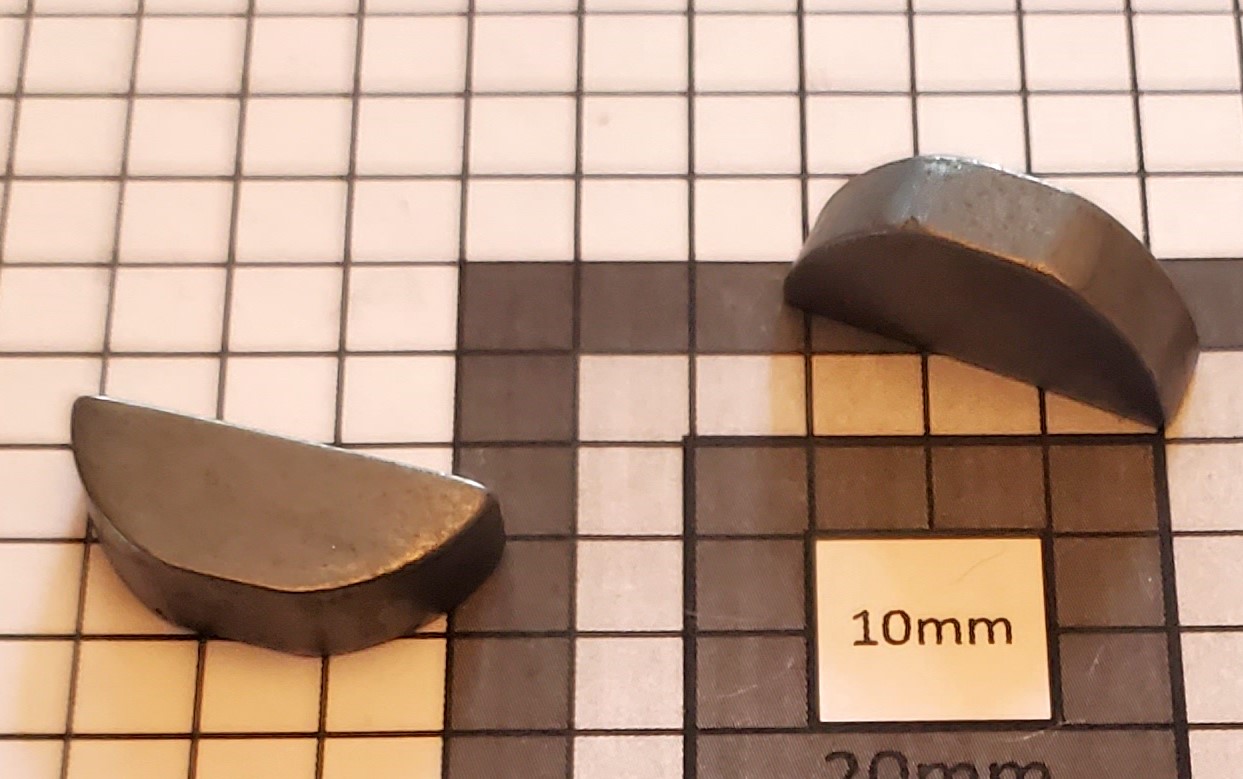 3/16 X 3/4 WOODRUFF KEY 3/16 X 3/4 WOODRUFF KEY