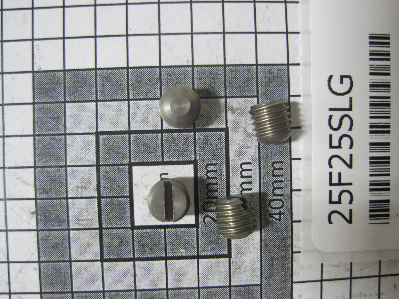 25F25SLG,1/428 X 1/4 SL SET SCREW FLAT PT,Specialty Bolt & Screw, Inc.