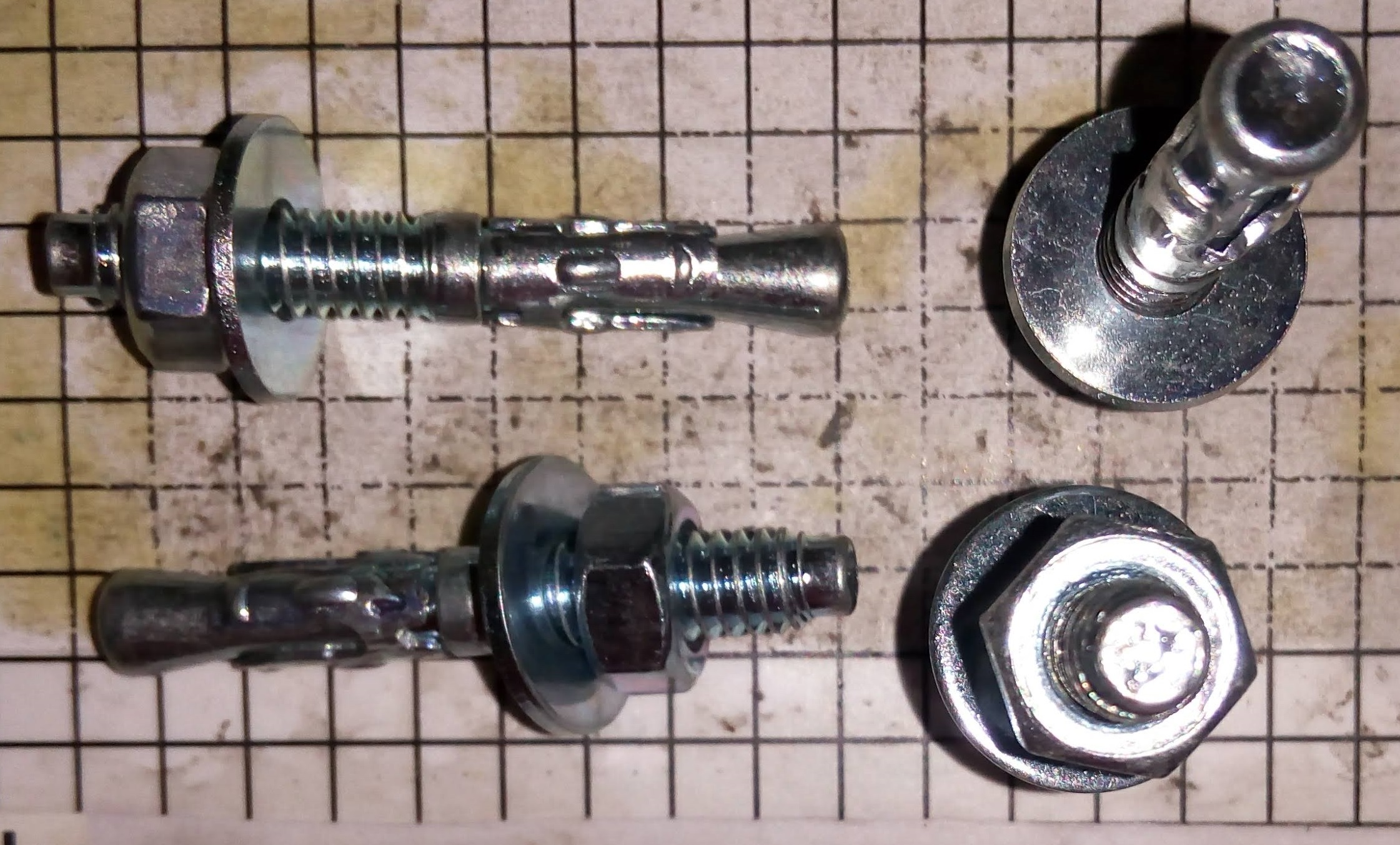 1/4 X 1 3/4 WEDGE ANCHORS 1/4 X 1 3/4 WEDGE ANCHORS