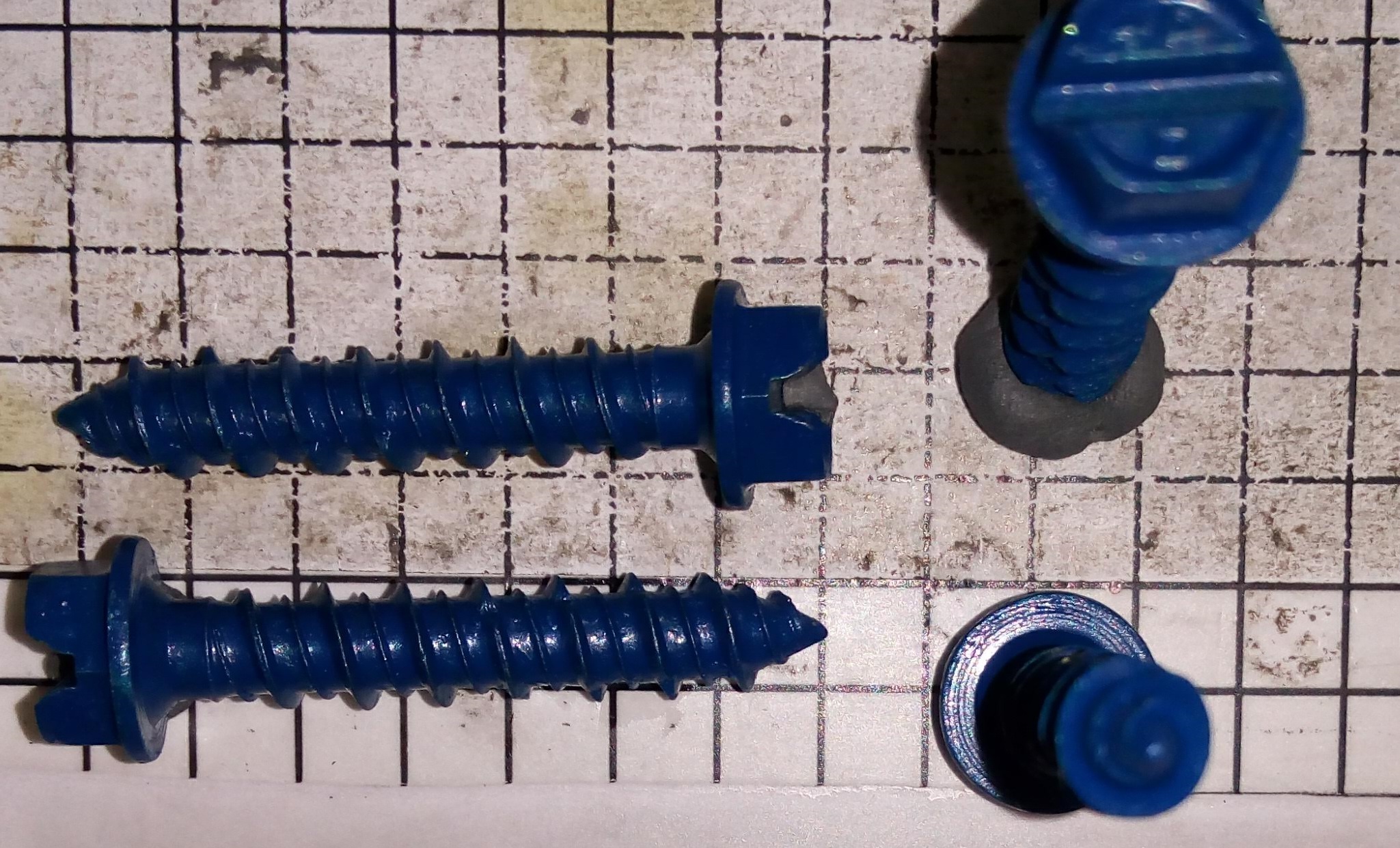 1/4 X 1 1/4 HEX HEAD CONCRETE SCREW PLN 1/4 X 1 1/4 HEX HEAD CONCRETE SCREW PLN