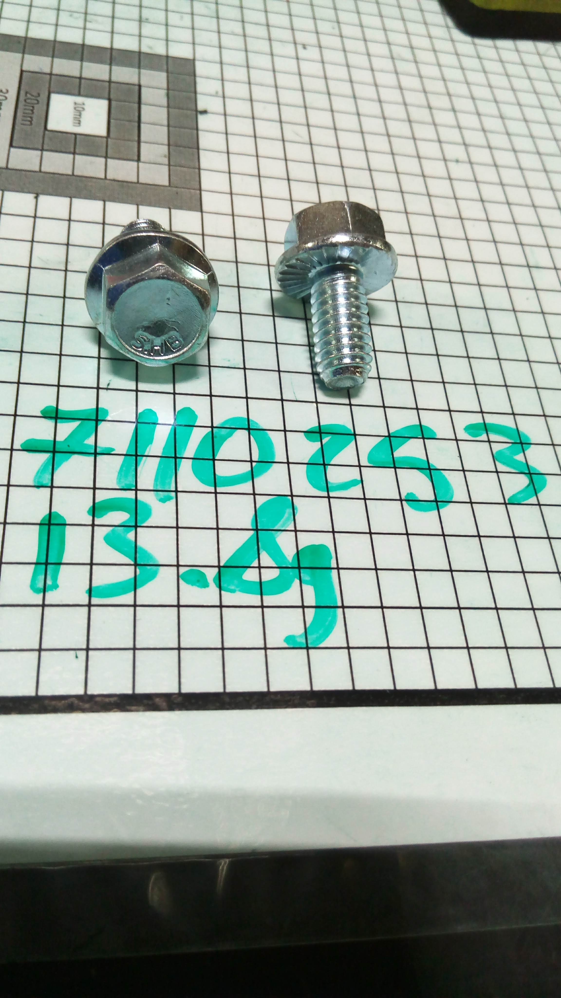 Serrated Flange Bolt – 5/16″-18 X 3/4″, Zinc-Plated Steel, Hex Washer Head, 10 Pieces