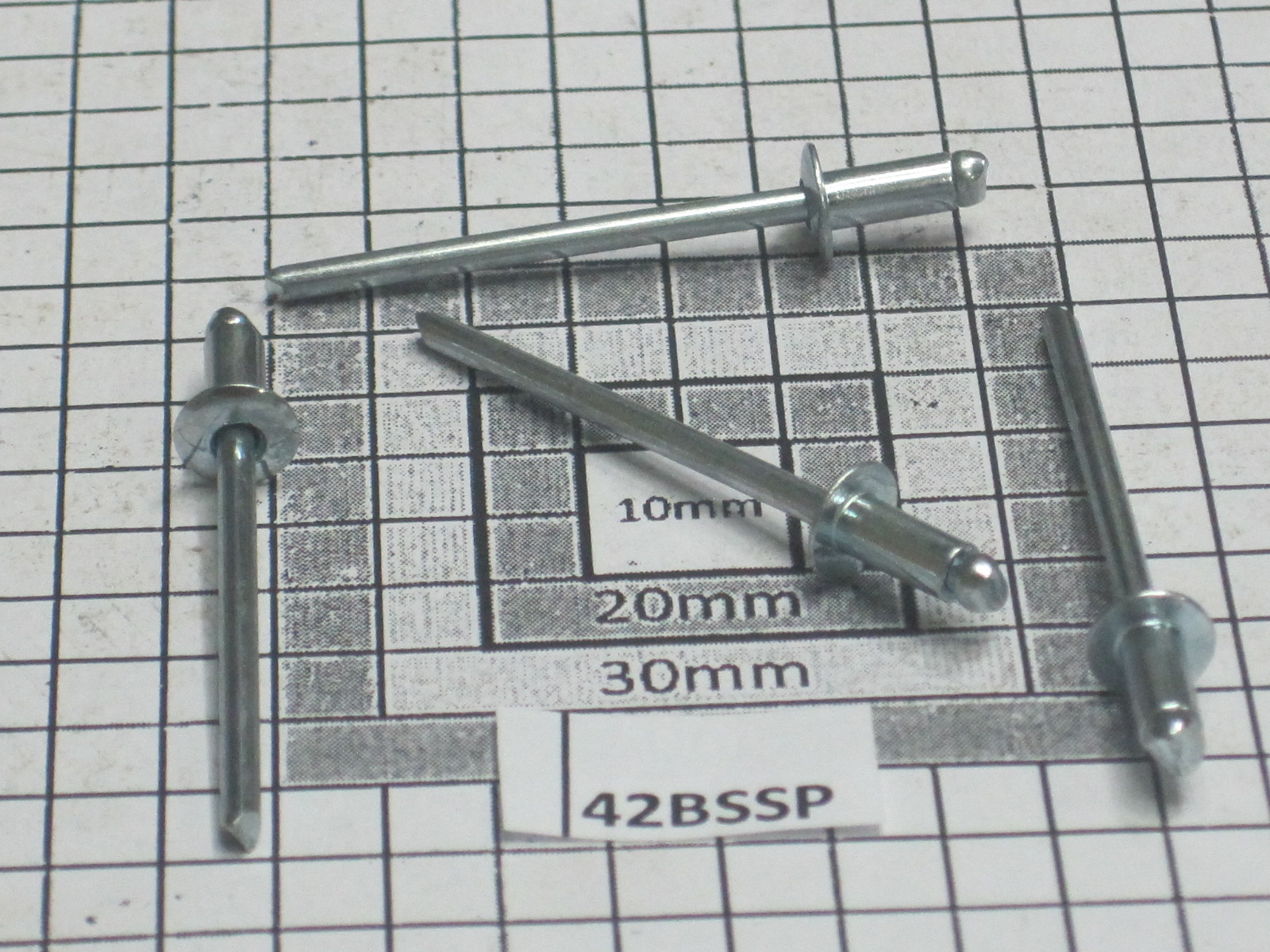 42BSSP,42- S/S BLIND RIVET STEEL/STEEL,Specialty Bolt & Screw Inc.