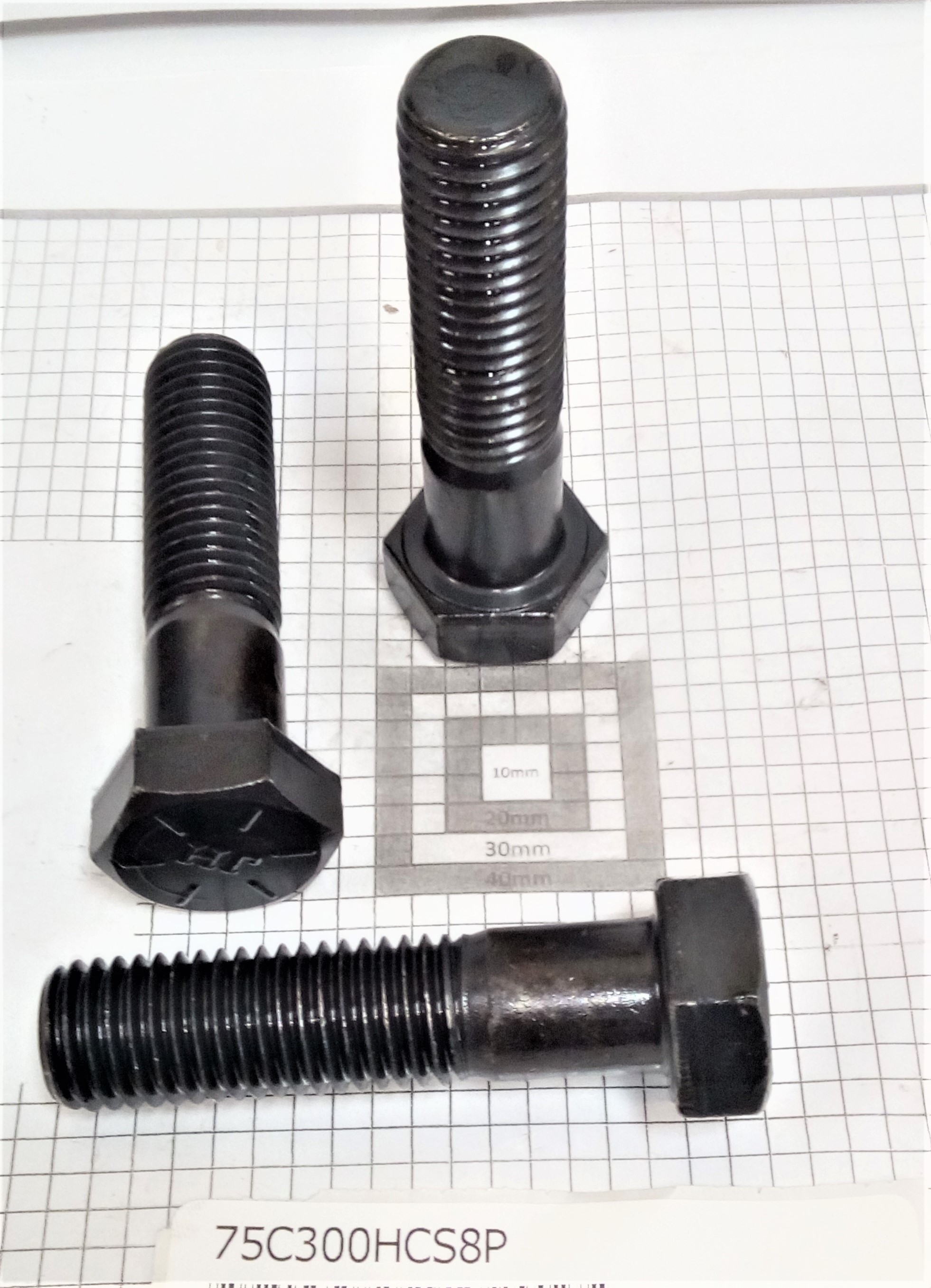 75C300HCS8P,3/410 X 3 HEX CAP SCREW GR 8 PLAIN,Specialty Bolt & Screw, Inc.