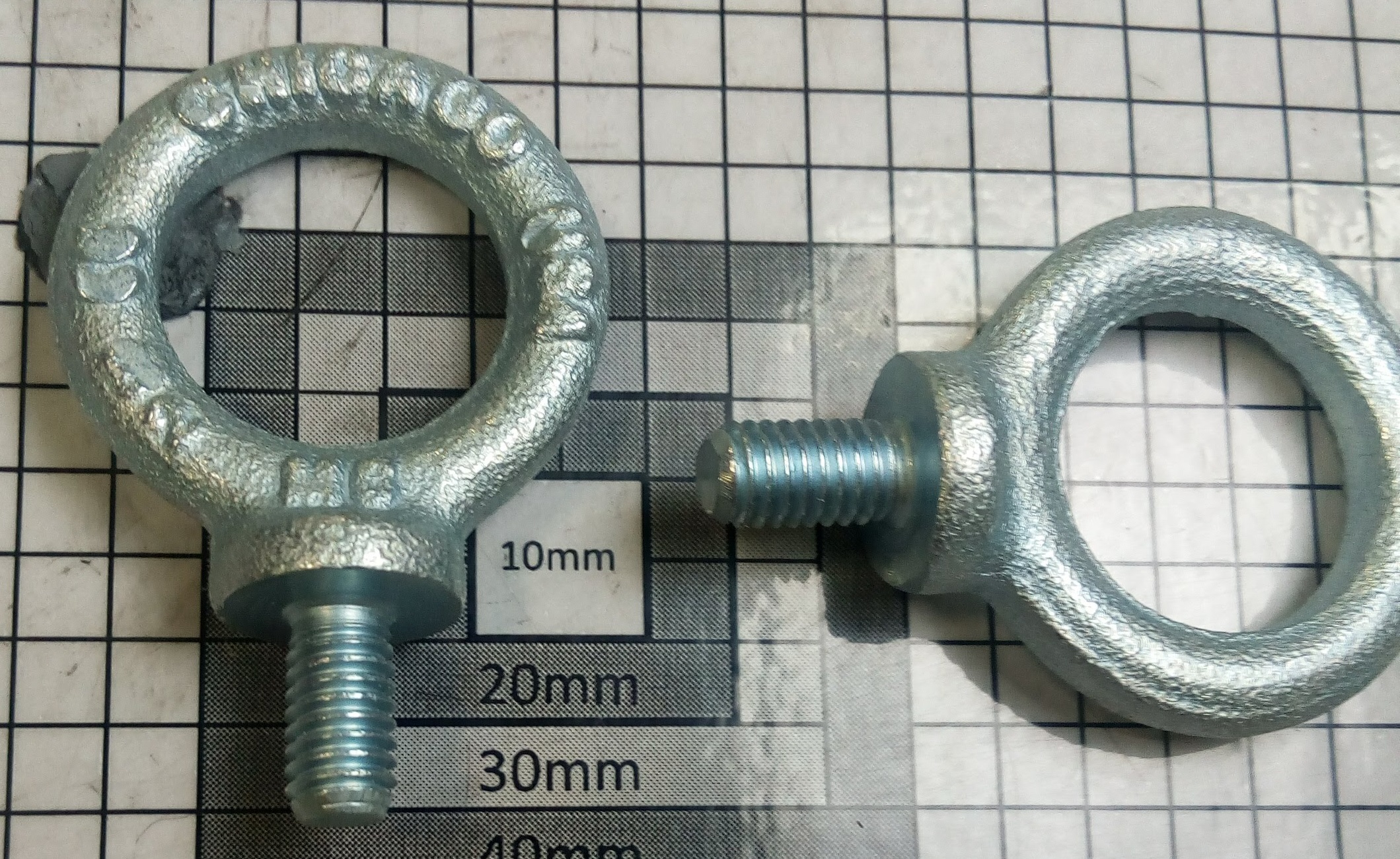 M6-1.0 X .41 LIFTING EYEBOLT ZINC M6-1.0 X .41 LIFTING EYEBOLT ZINC