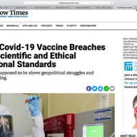 Russia has approved a Covid-19 vaccine called Sputnik V and will start mass vaccinations in October. However, this vaccine does not meet scientific standards and ethical standards, and also has a lack of transparency. If Russia were to release this vaccination in an attempt to &quot;win the vaccine race&quot; and achieve global supremacy, it could greatly worsen the effects of the corona virus