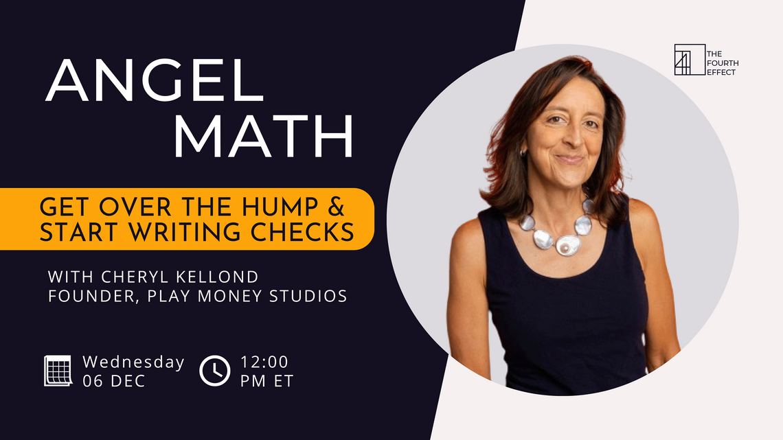 Angel Math: Get Over The Hump & Start Writing Checks