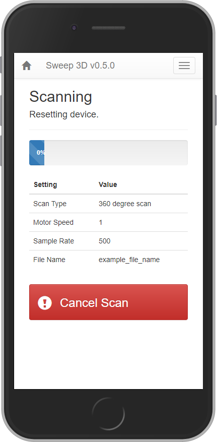 Using the Webapp - scanse/sweep-3d-scanner GitHub Wiki
