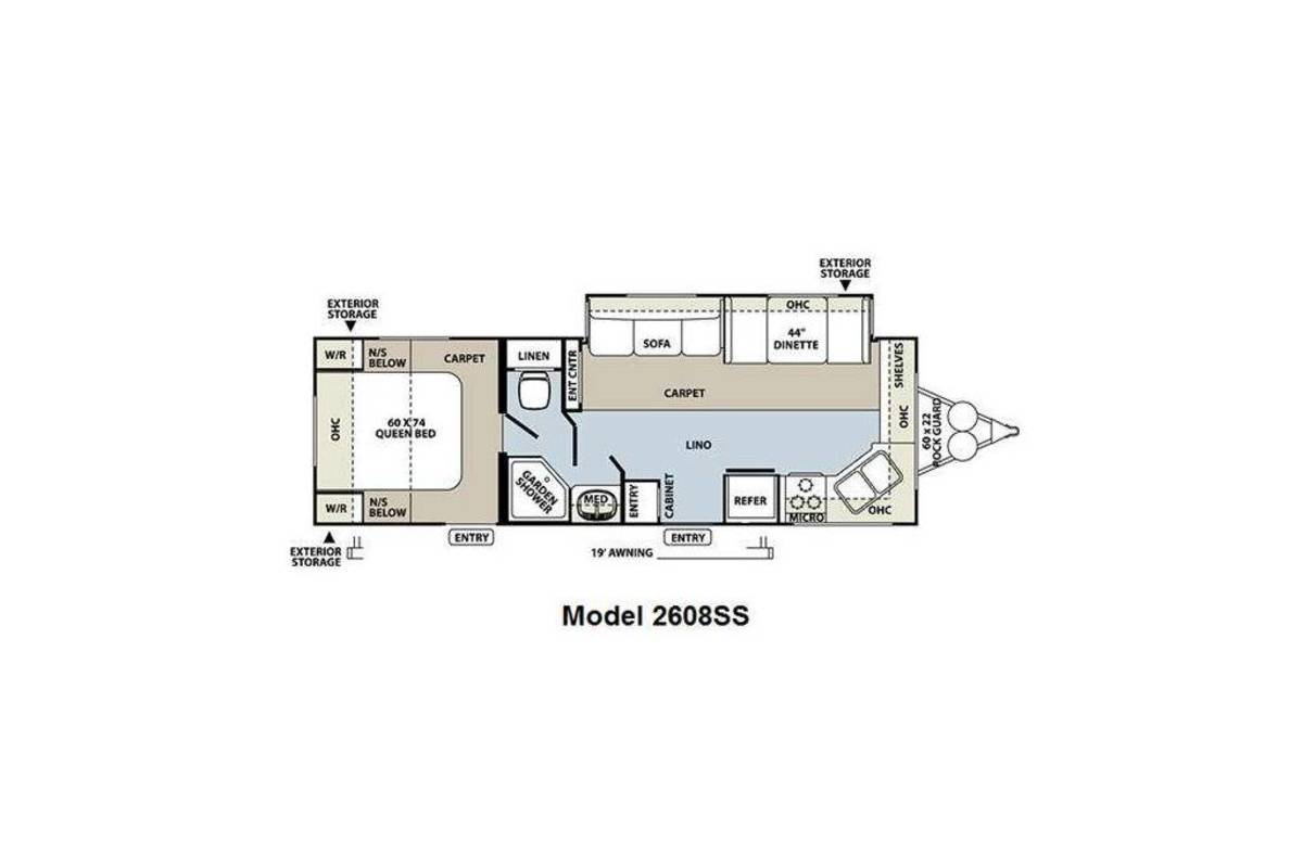 2011 Rockwood Ultra Lite Series M-2608SS, 2
