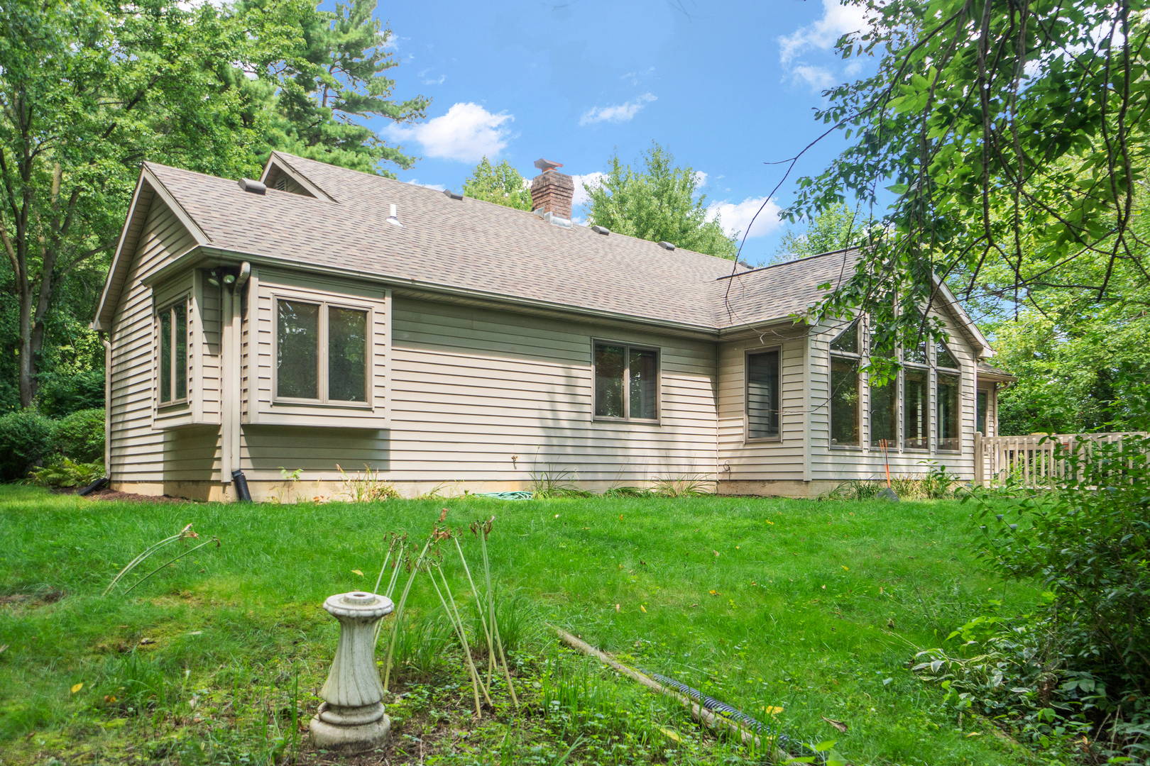 Grabill, Indiana Ranch Home with 3.68 +/ Acres and Pond Scheerer