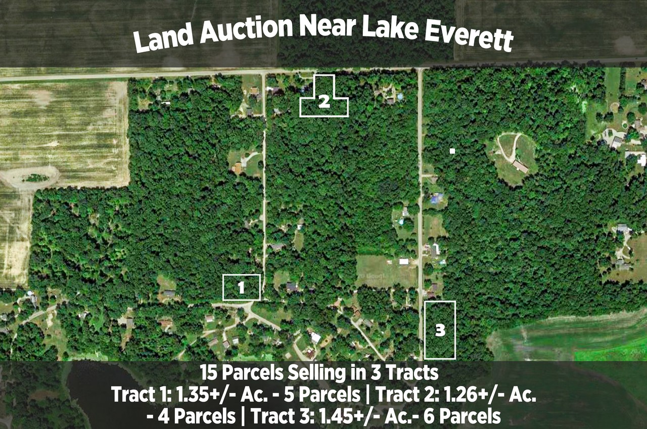 Land Auction Near Lake Everett Scheerer McCulloch Indiana Auctions