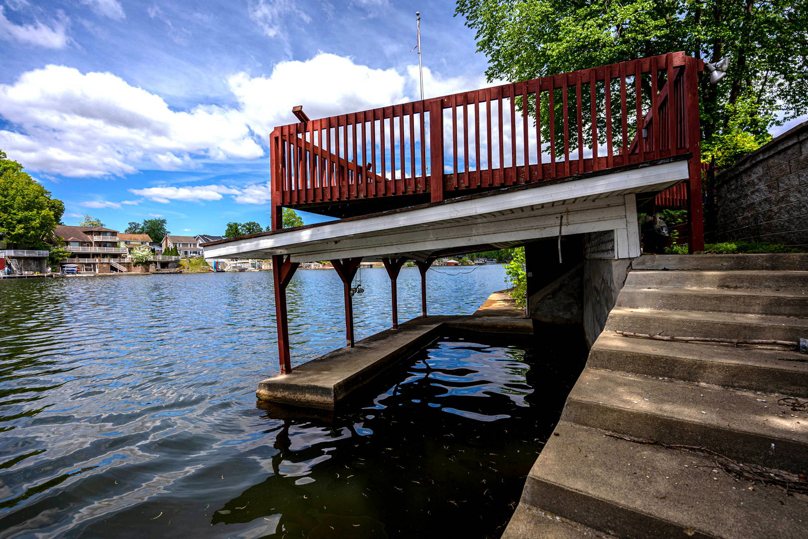 Sylvan Lake Lake Front Boat House Dock Slip & More! Scheerer