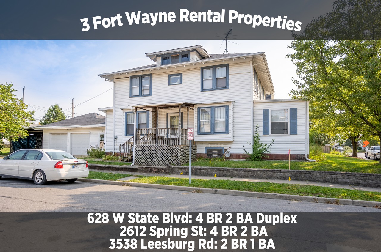 3 Fort Wayne Rental Properties For Auction . Scheerer McCulloch