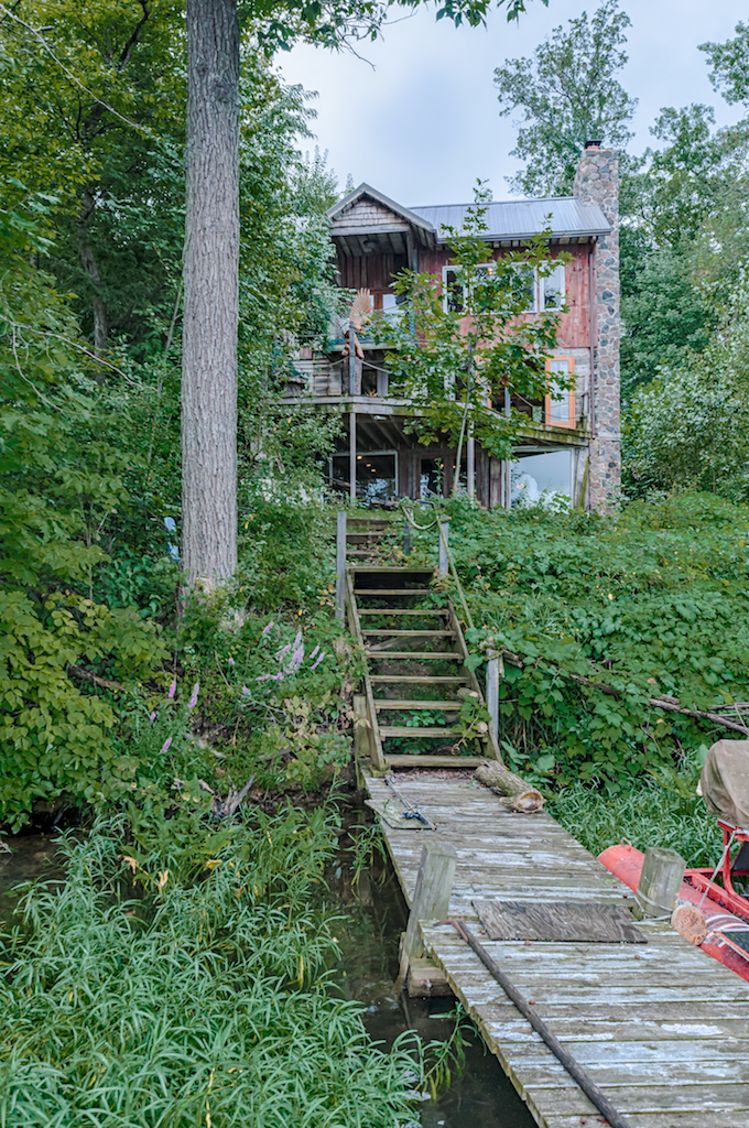 Lakefront home on Lake Papakeechie Scheerer McCulloch Indiana