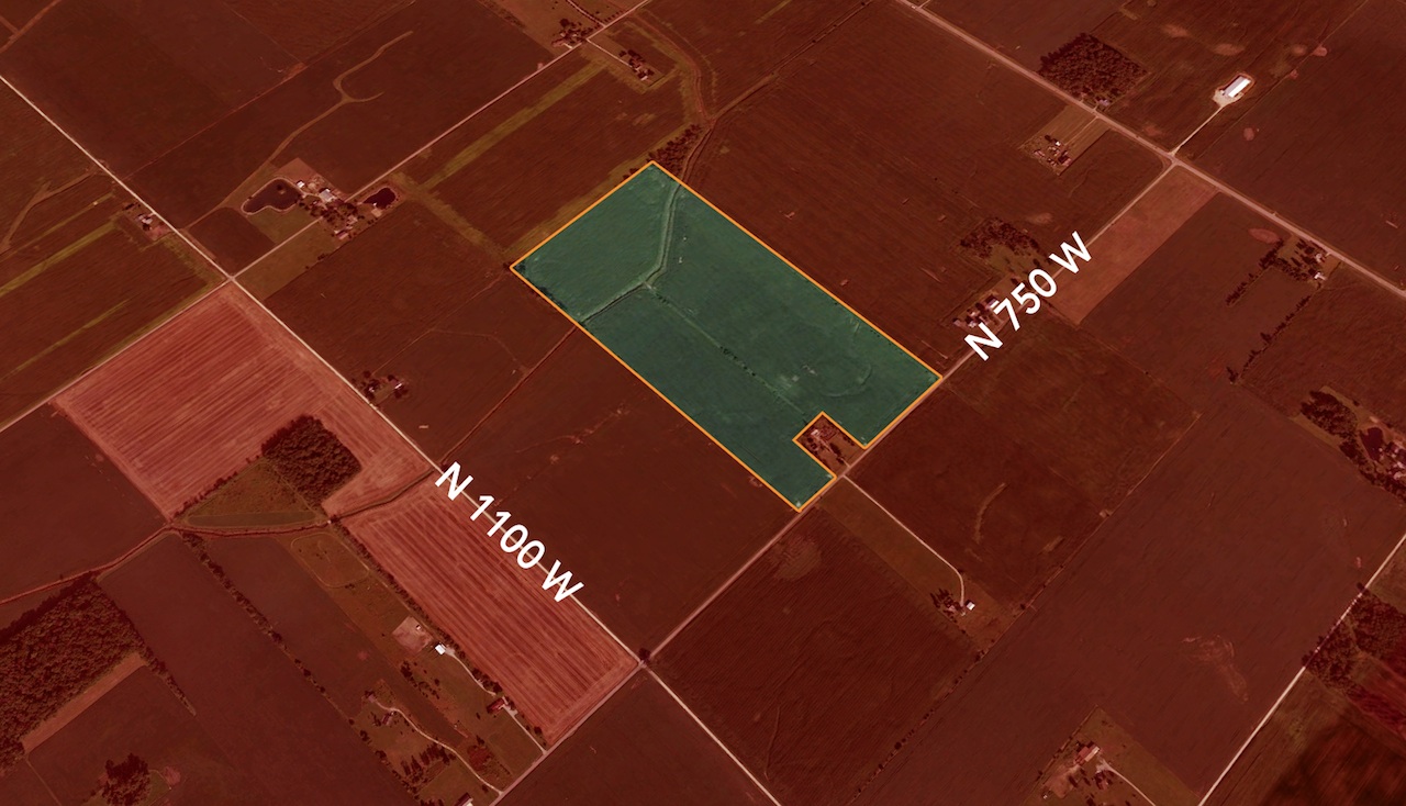 78+/ acre of prime agricultural farm ground northwest of Huntington