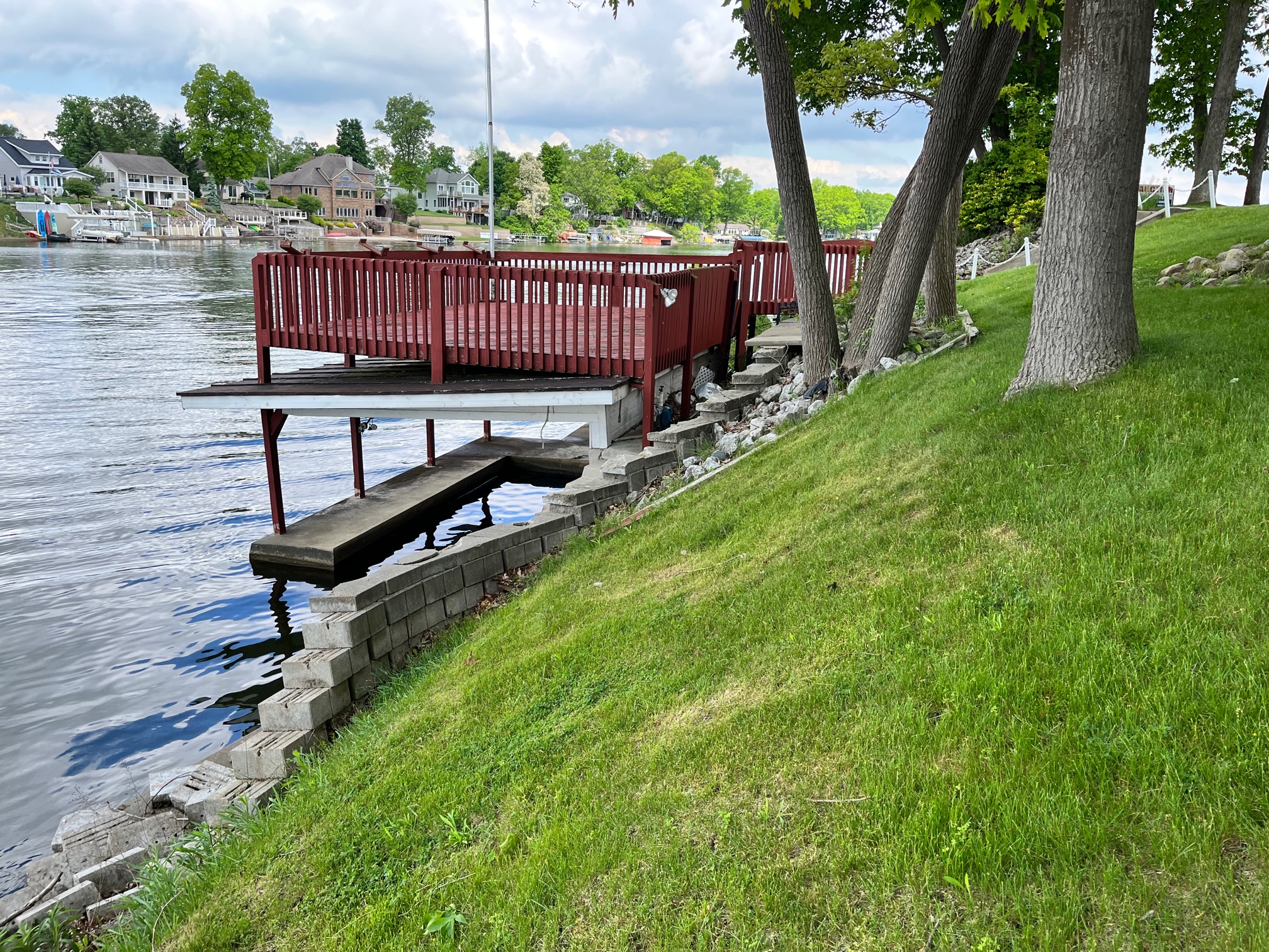 Sylvan Lake Lake Front Boat House Dock Slip & More! Scheerer