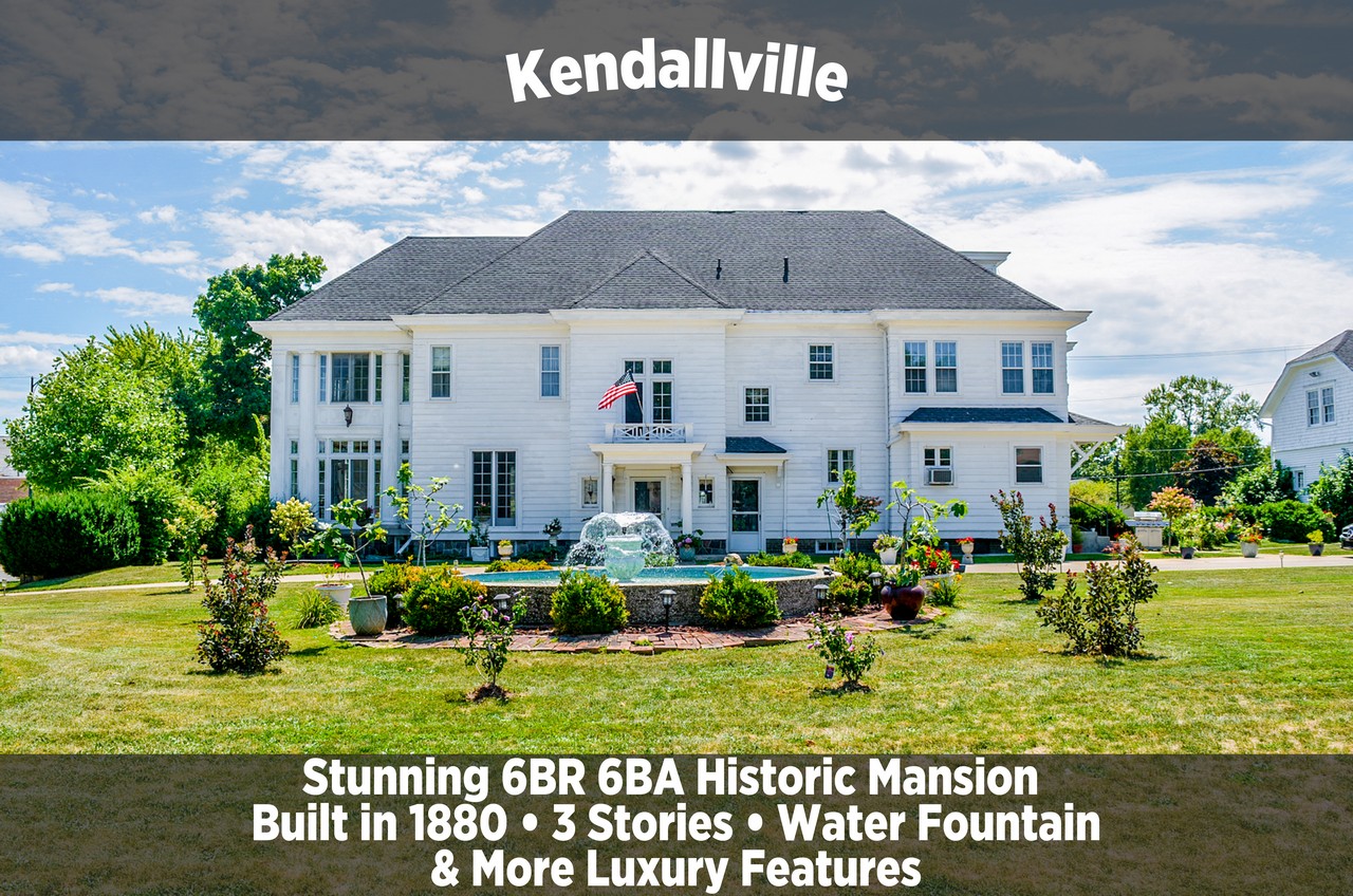 Stunning 6 Bedroom 6 Bathroom Historic Mansion in Kendallville Scheerer McCulloch Indiana