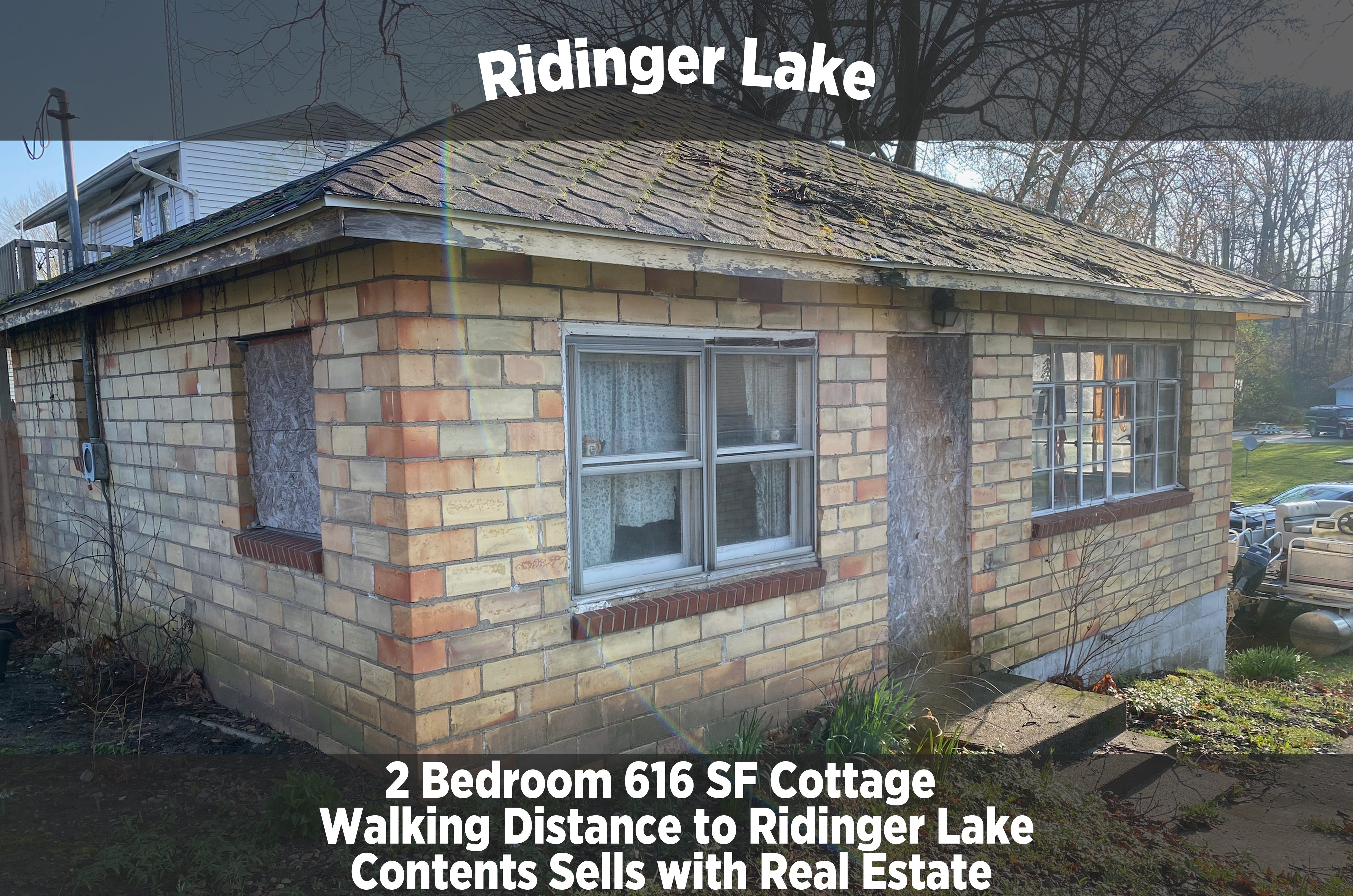 2 Bedroom 616 SF Cottage on Ridinger Lake Scheerer McCulloch