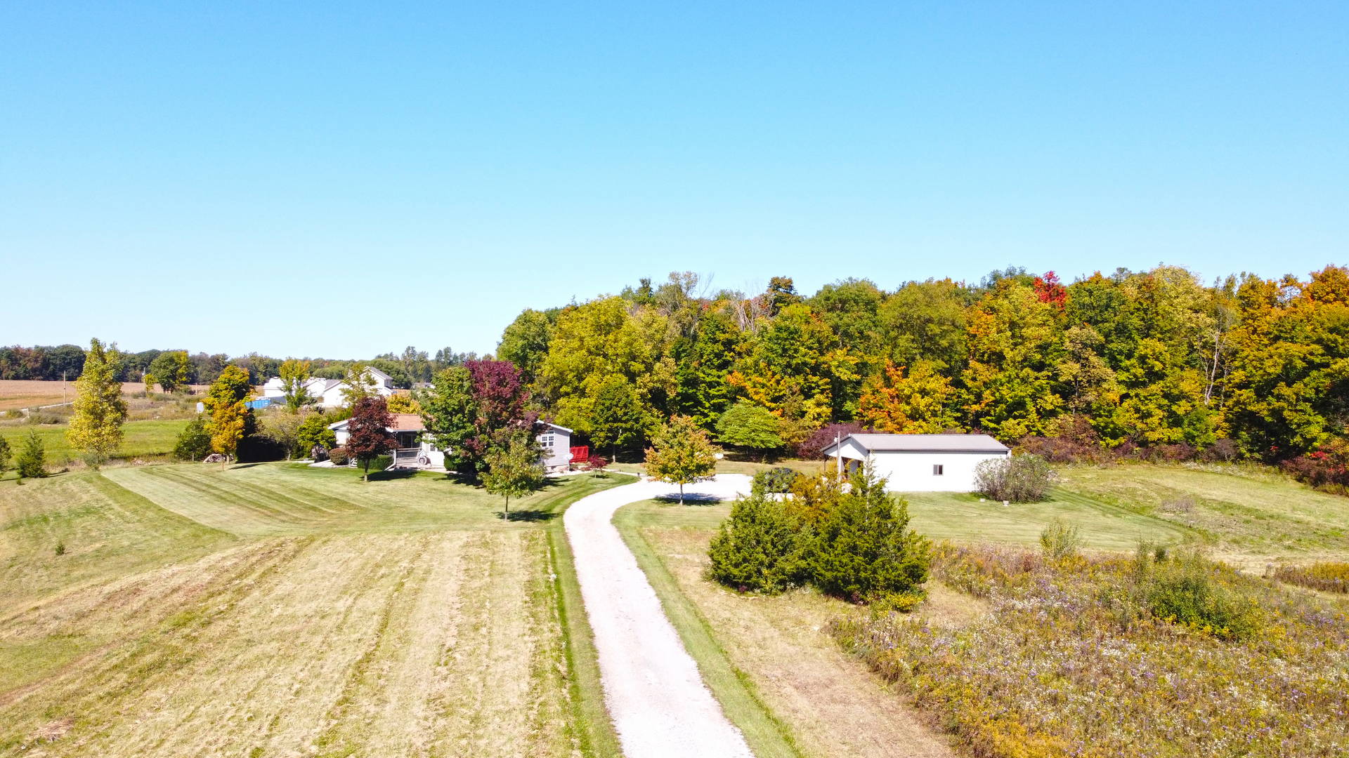 Charming!!! Three bedroom home with basement -- nestled on 8.89