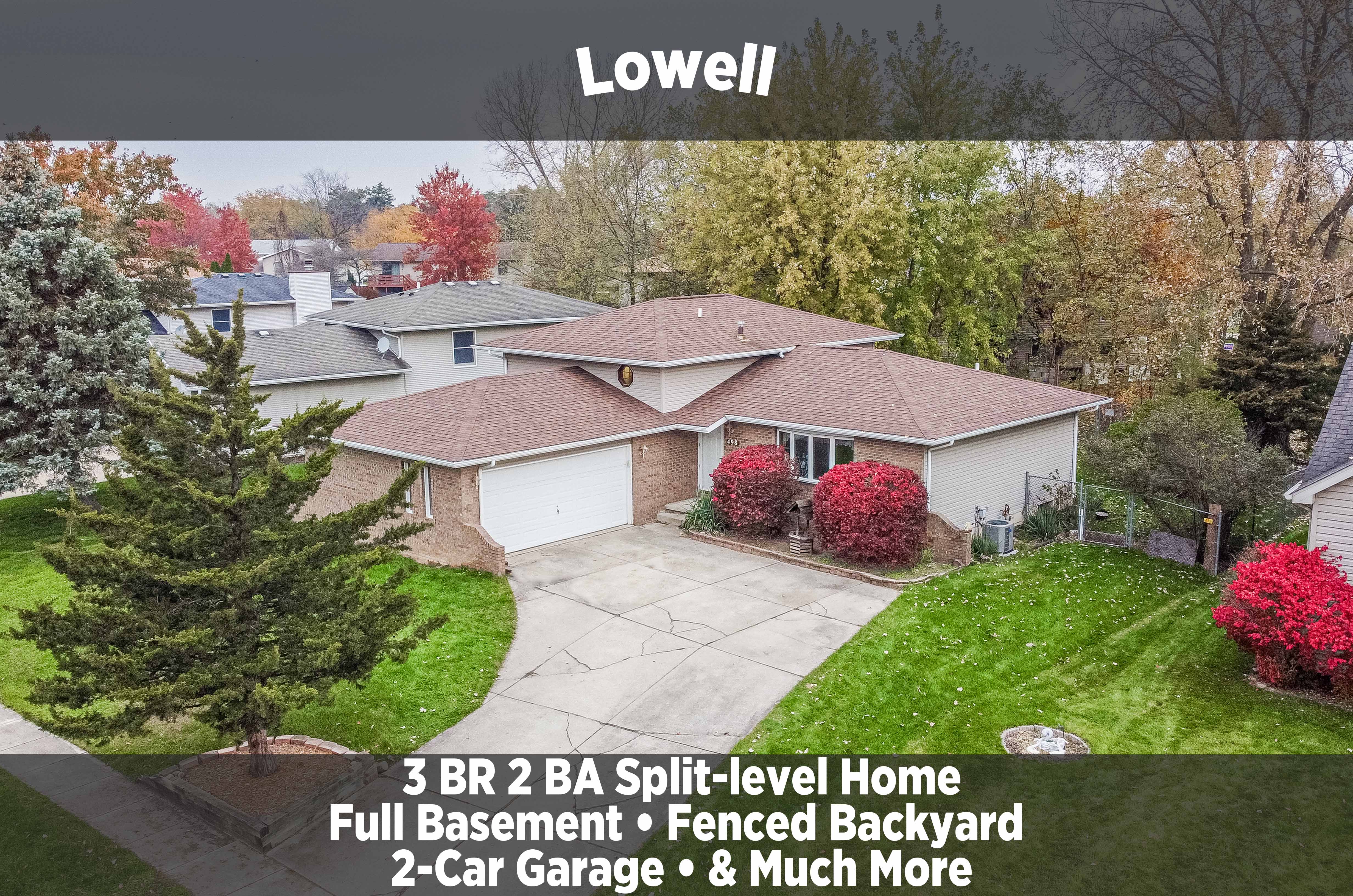 Charming 3 Bedroom 2 Bathroom Splitlevel Home in Lowell Indiana