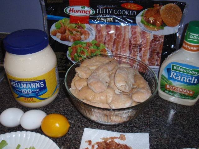 Julia English's album, THE MOTHER'S CHICKEN SALAD RECIPE