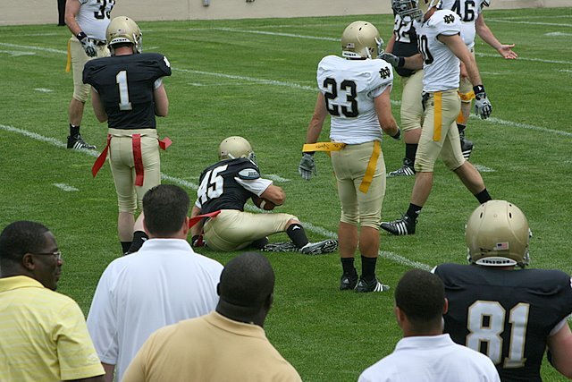 Matthew Cummings' album, Notre Dame Football Camp