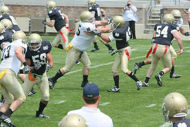 Matthew Cummings' album, Notre Dame Football Camp