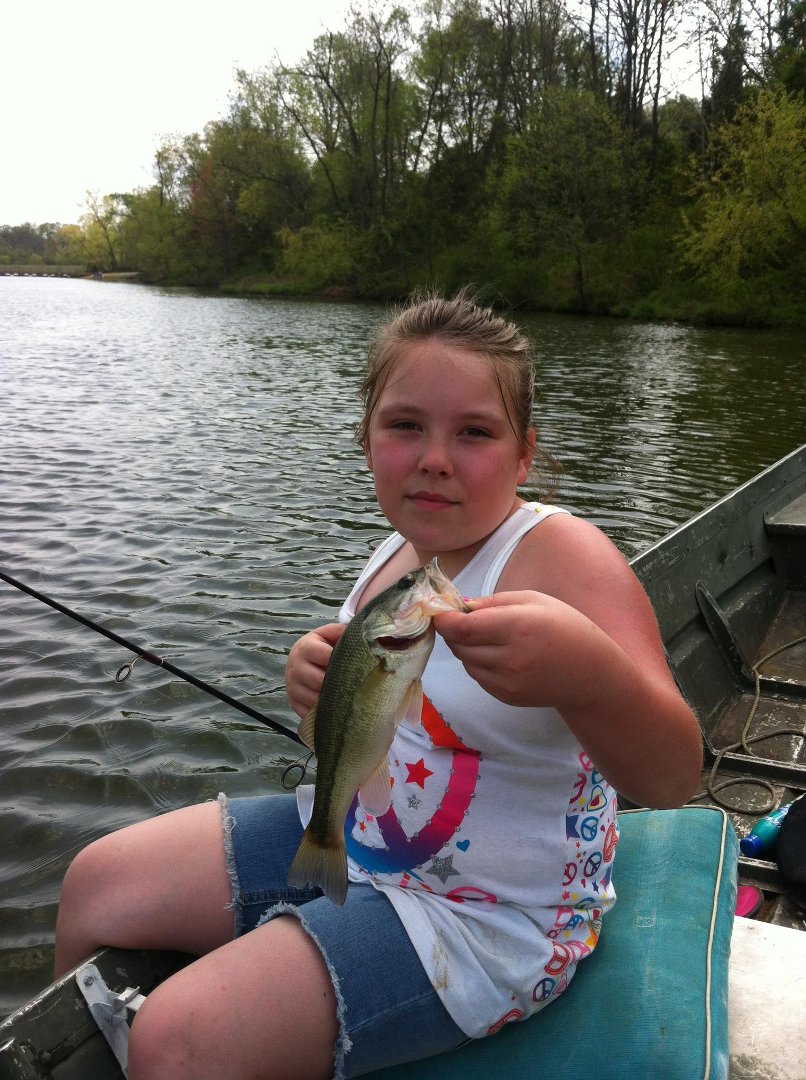 Mark McKinney's album, Fishing trip with daughter Mallori