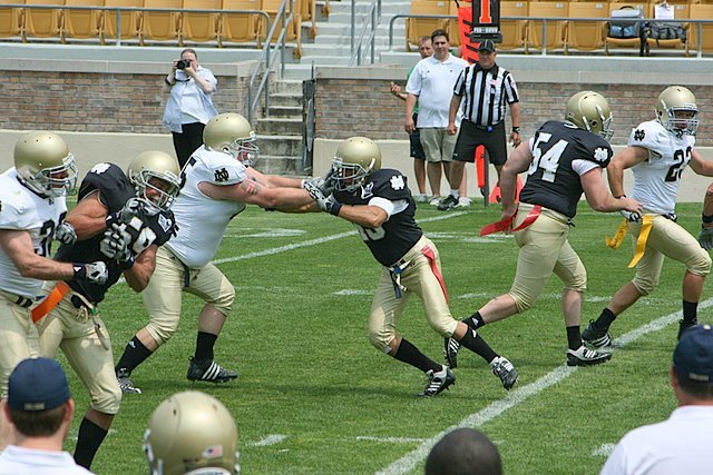 Matthew Cummings' album, Notre Dame Football Camp