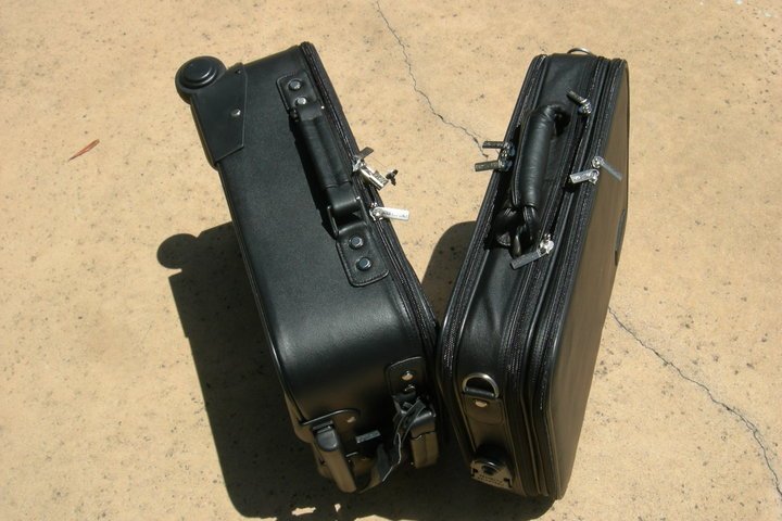 Robert de Almeida's album, ULTIMATE STATUS SYMBOL - BLACK LEATHER LUGGAGE CASE AND ATTACHE