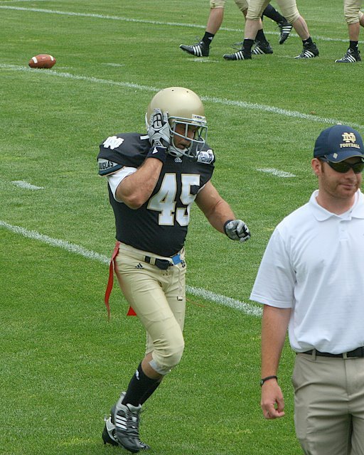 Matthew Cummings' album, Notre Dame Football Camp