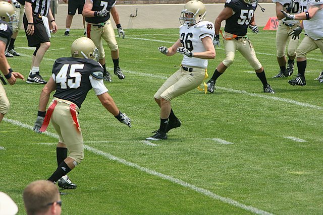Matthew Cummings' album, Notre Dame Football Camp