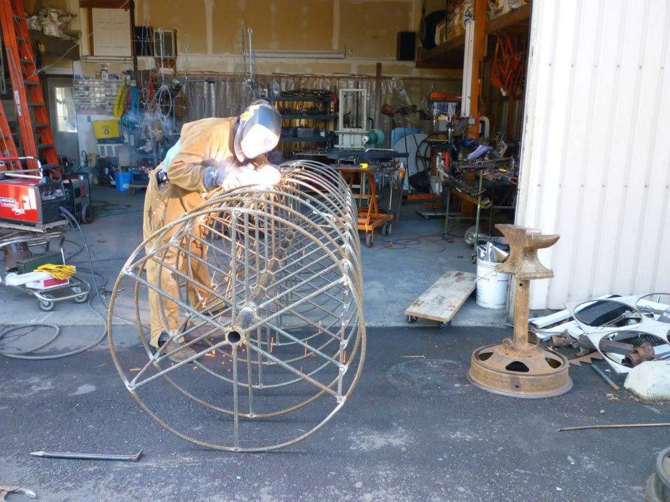 Greg Congleton's album, Two Bits sculpture