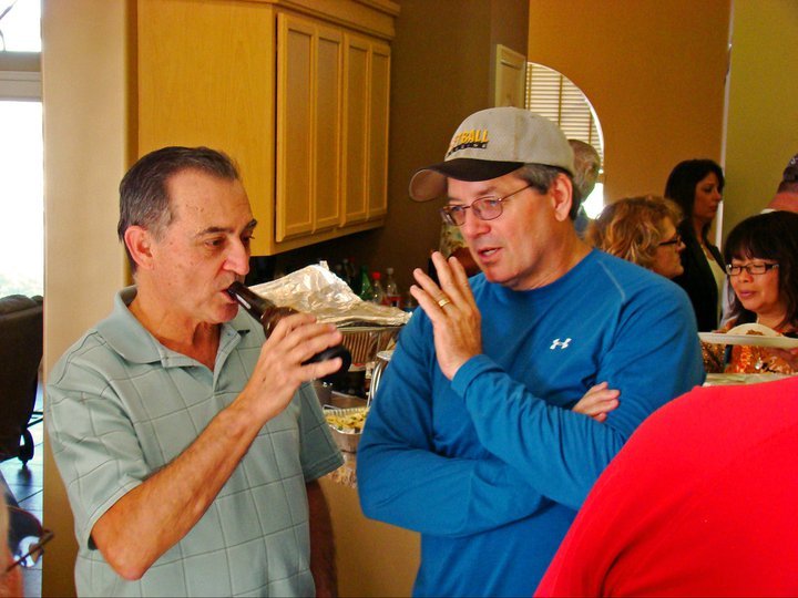 Ron Senger's album, Rich's retirement party