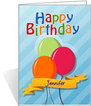 Barbara Beylor's album, Birthday Cards Photos