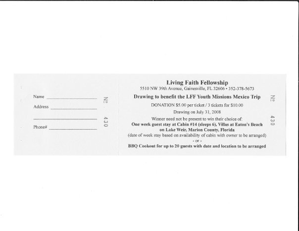 Billy Devore's album, Living Faith Fellowship