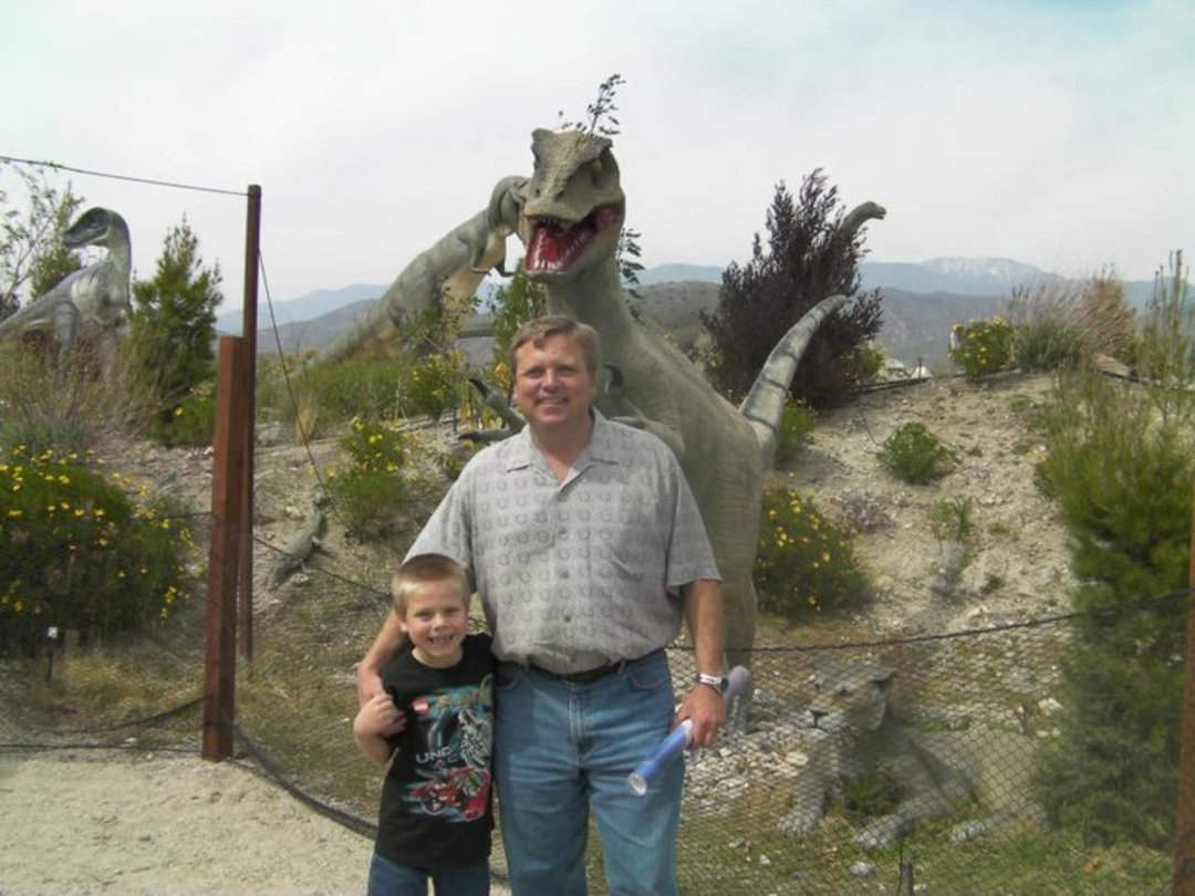 Terri Ellert's album, Cabezon dinosaurs