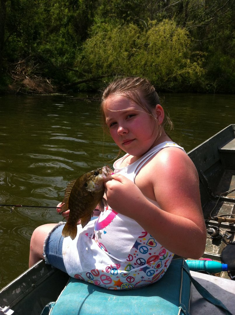 Mark McKinney's album, Fishing trip with daughter Mallori
