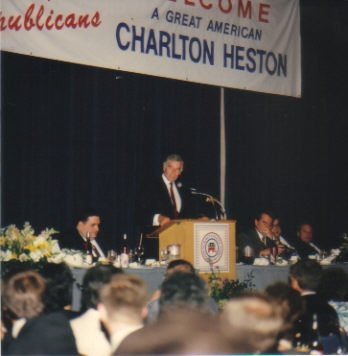 Debra Walsh's album, Charlton Heston
